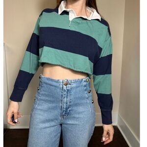 Vintage Y2K American Eagle The Throwback Rugby Size Medium
